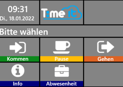 Standard Zeiterfassungsgerät UI